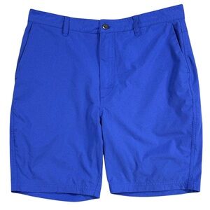 SAXX Go To Town 2N1 Shorts Men’s 32 Blue Ball Park Pouch “9 Flat Front Chino